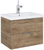 AQUAFORM - Set FRAME 802S zestaw szafka + umywalka DĄB CANELA 169185
